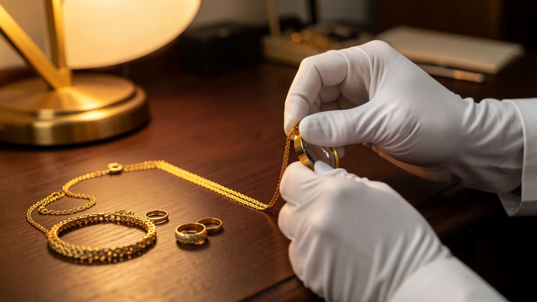gold jewellery inspection